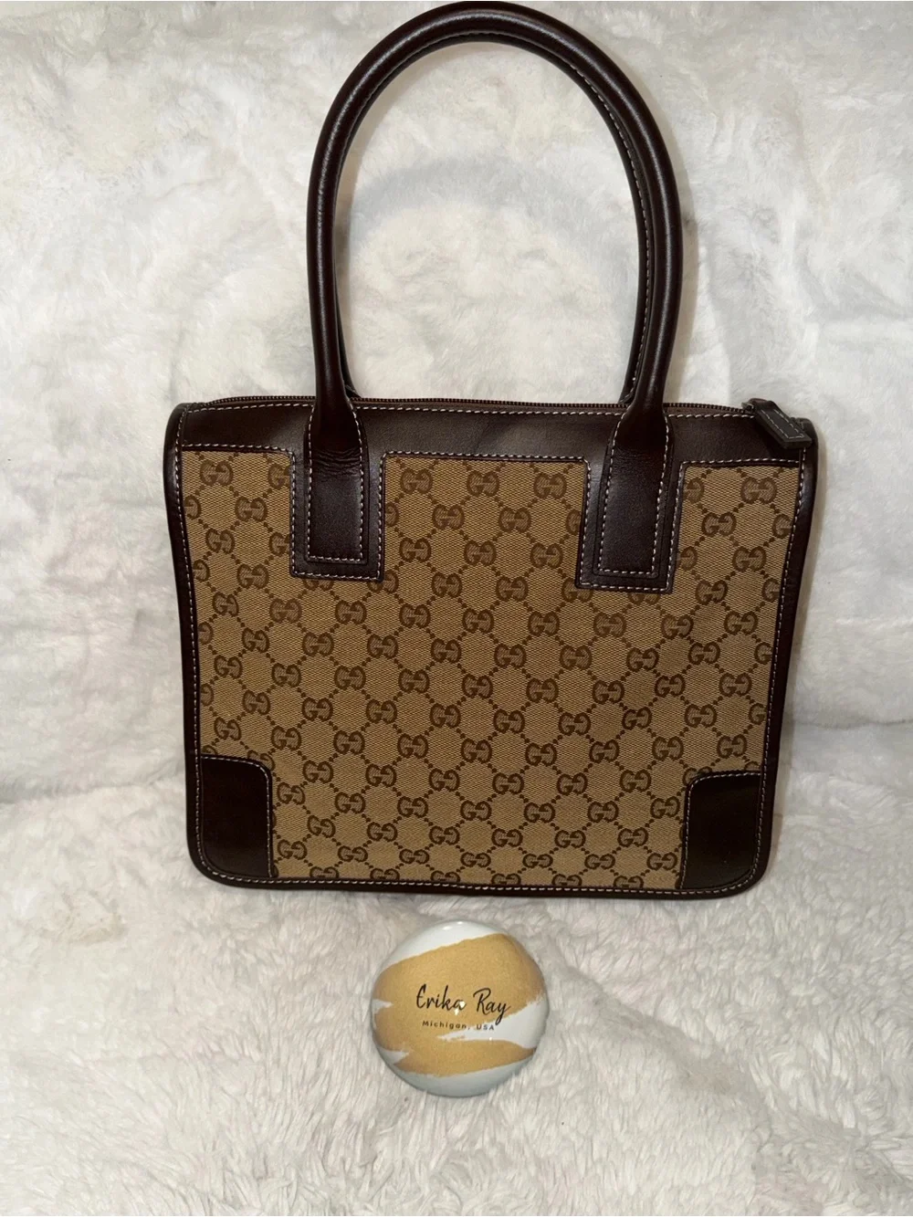 Gucci Beige‎ GG Supreme Canvas Tote
